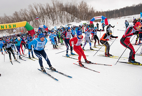 В Пензенской области на старт «Лыжни России» вышли более 5000 человек
