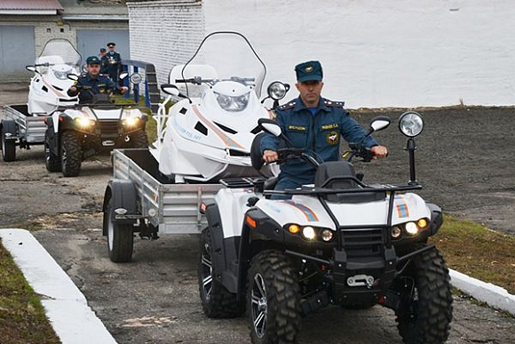 Пензенским спасателям подарили снегоболотоход