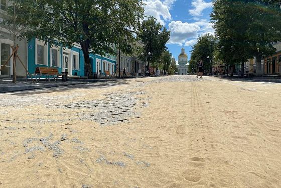 Пензенцам рассказали, почему верх Московской засыпали песком