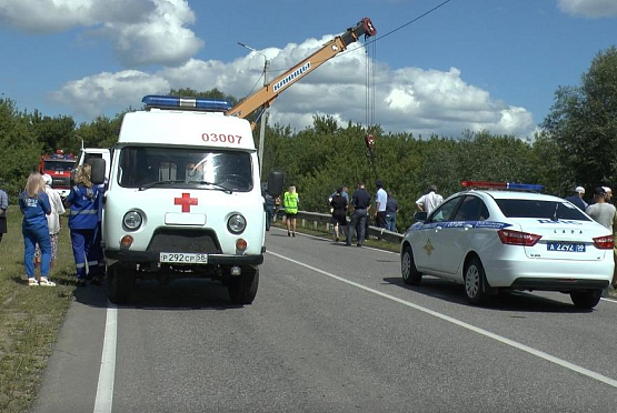 В ГИБДД сообщили, кто пострадал в аварии с автобусом в Лунинском районе