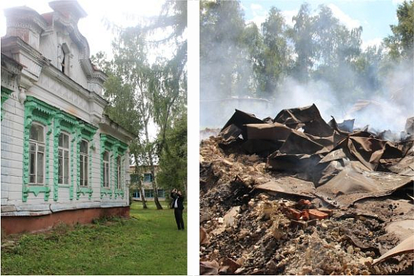 В Пензенской области сгорела усадьба Н.М. Рихтер