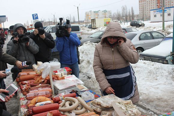 В Пензе устроили рейд по открытым местам продажи свинины