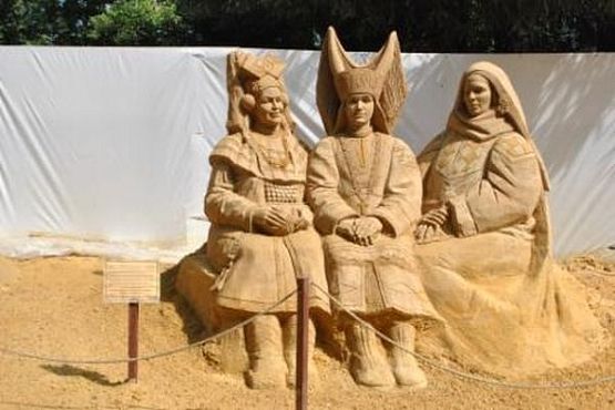 В Пензе на выставке скульптур из песка появился новый экспонат