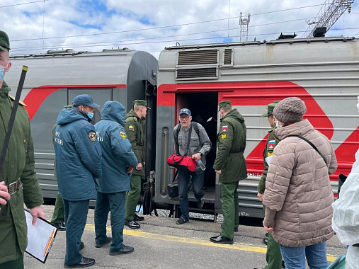 В Пензу приехал еще один поезд с вынужденными переселенцами из Донбасса
