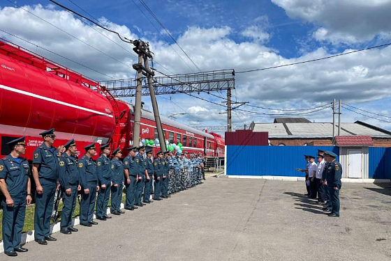 В Пензе появился новый пожарный поезд 