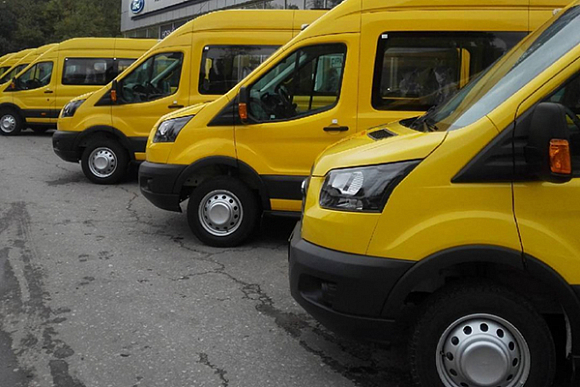 В Пензу прибыли 10 школьных автобусов на базе Ford