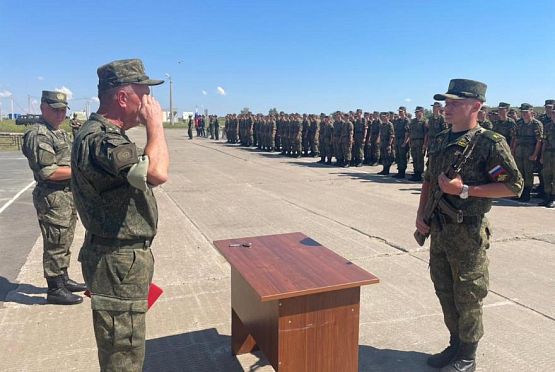Пензенские курсанты приведены к присяге на военных учебных сборах