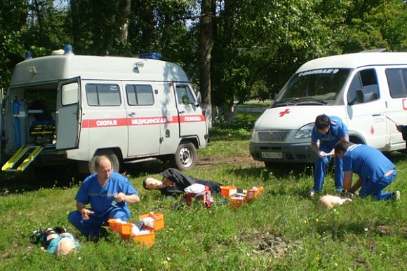 В Пензенской области медики отработали навыки оказания помощи пострадавшим в ДТП