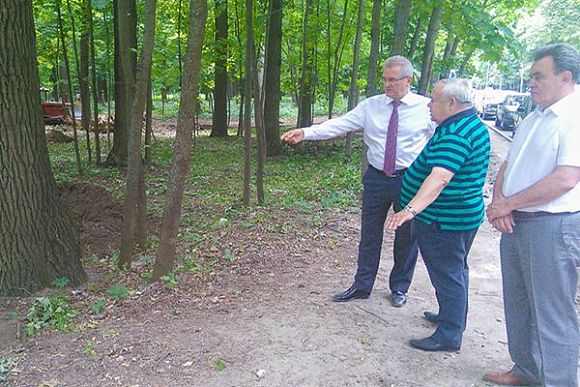 В Пензе территорию у Олимпийской аллеи благоустроят