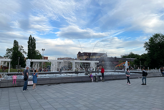 Пензенцам назвали режим работы главного фонтана на Московской
