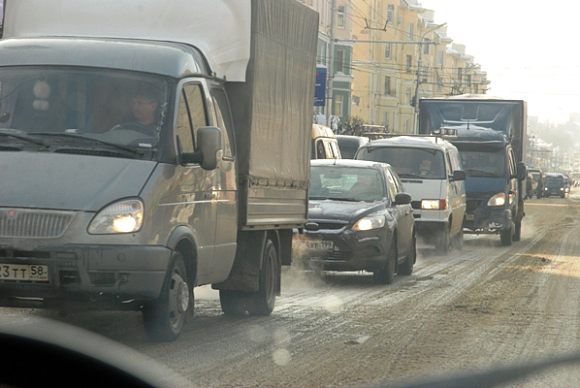 В Пензе сократят использование пескосоляной смеси на дорогах