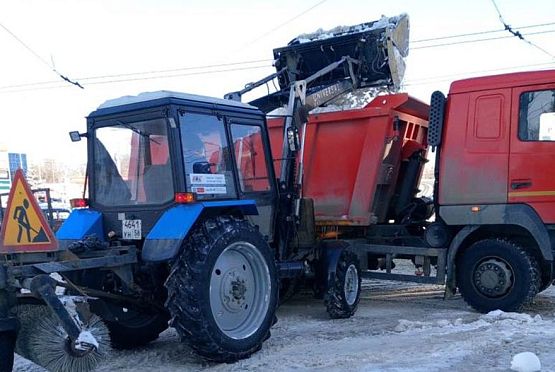 За сутки из Пензы вывезли 6 тысяч кубометров снега