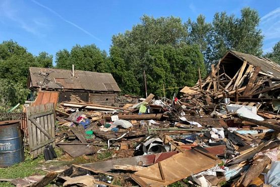 В Пензенской области после взрыва газа госпитализировали женщину  