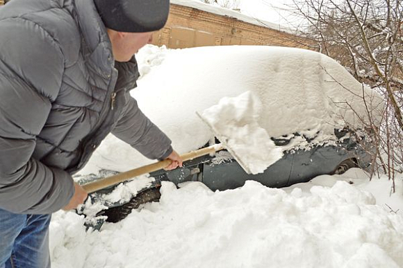 В некоторых районах Пензенской области снежный покров достигал 40 см