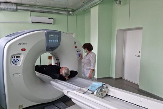 В Сердобскую межрайонную больницу завезли новый компьютерный томограф