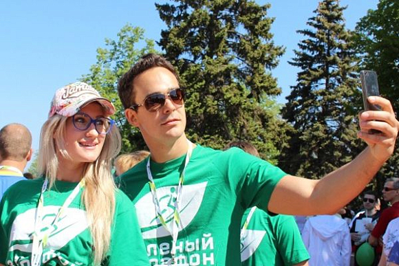 Десять тысяч лайков получили селфи с Зеленого марафона в Поволжье