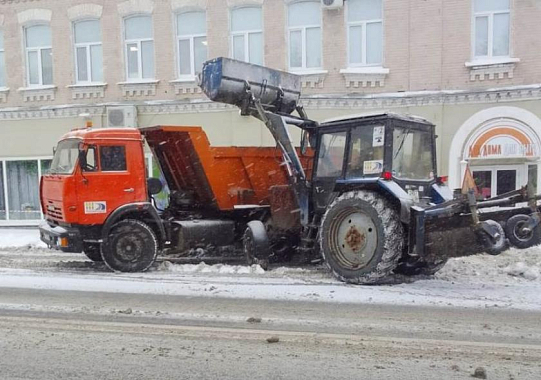 Из Пензы за сутки вывезли более 1 тысячи кубометров снега 