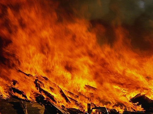 В Нижнем Ломове при пожаре погиб 62-летний мужчина