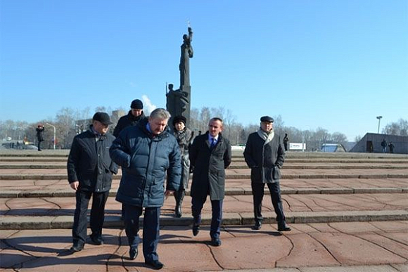 В Пензе ремонт памятника Победы должны завершить до конца апреля