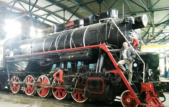 На вокзале Пенза-I починили паровоз 1954 года