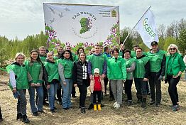 Волонтёры Сбера в Пензе приняли участие в акции «Сад памяти»