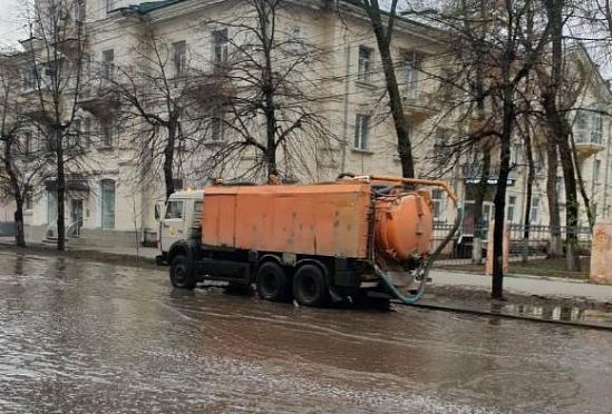 В Пензе 1 мая откачивали воду с улиц