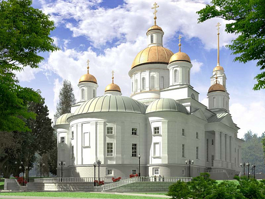 Губернатор купил на 50 тыс. рублей «кирпичиков» для возрождения Спасского собора
