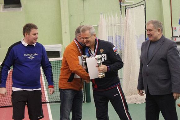 И. Белозерцев стал победителем теннисного турнира среди ветеранов