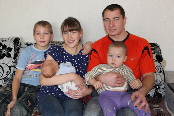 Победив страшную болезнь жительница Вадинска стала многодетной мамой