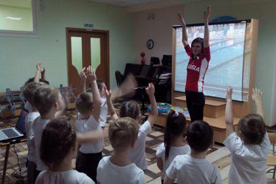 Наталья Сутягина провела мастер-класс для воспитанников пензенского детсада