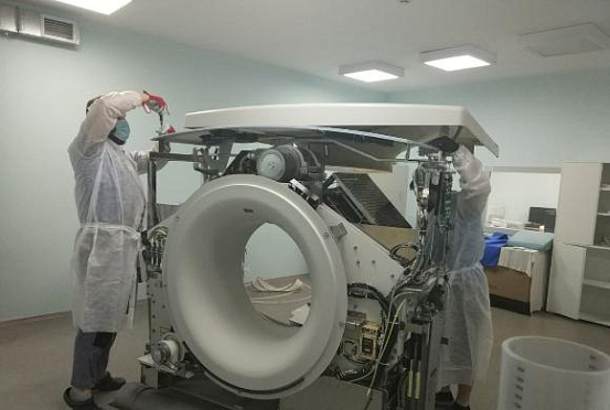 В Пензенском клиническом центре спецвидов медпомощи устанавливают новый томограф