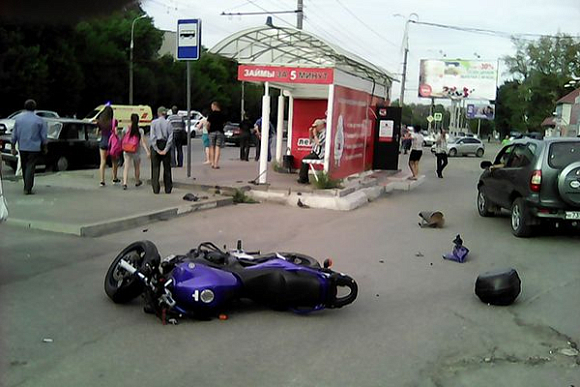 В Пензе мотоцикл Yamaha насмерть сбил 47-летнюю женщину