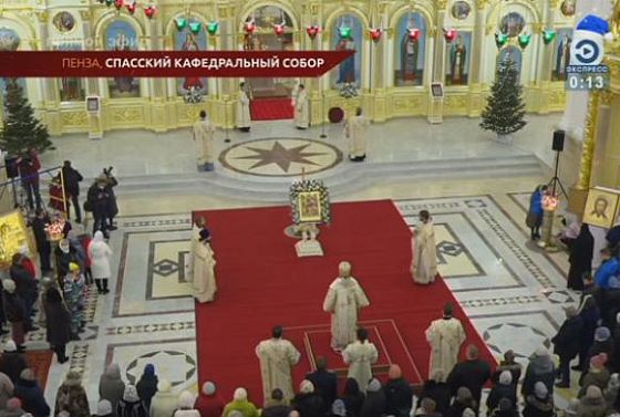 «Экспресс» организовал трансляцию богослужения из Спасского собора