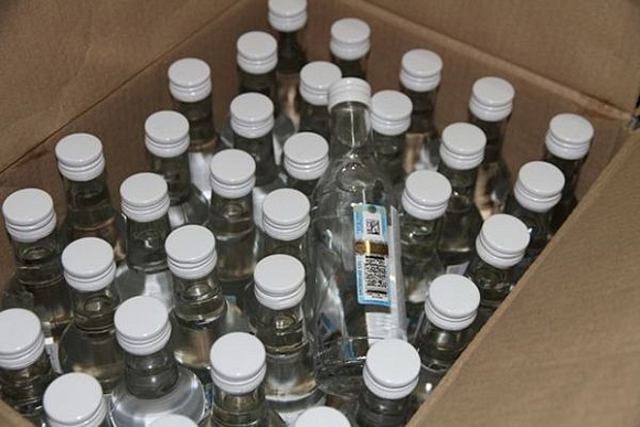 В Пензе из магазина изъяли более 100 бутылок алкогольного фальсификата