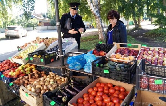 В Пензе оштрафованы торговцы овощами и арбузами