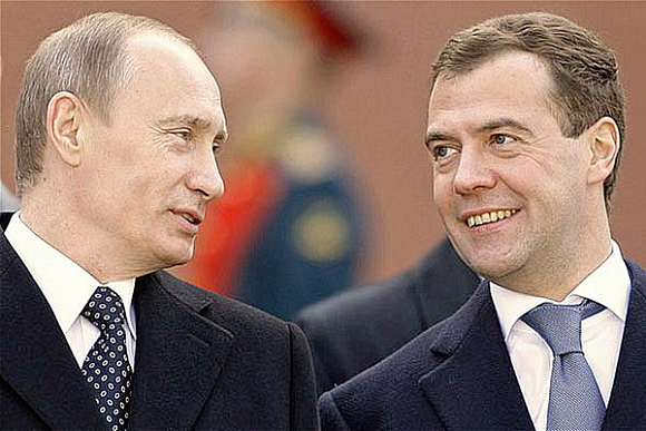 В. Путин и Д. Медведев поздравили жителей Пензенской области с НГ-2016