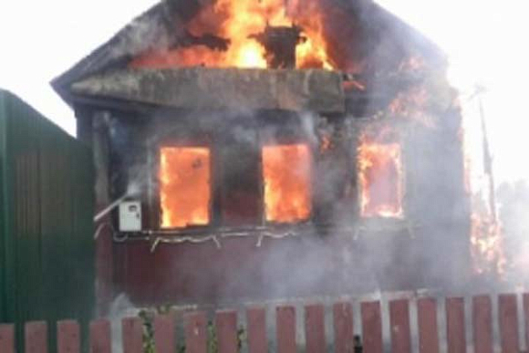 В Городищенском районе сгорел дом
