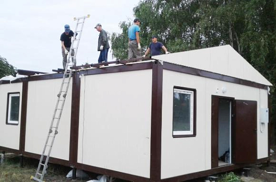 В Башмаковском районе устанавливают новые модульные ФАПы