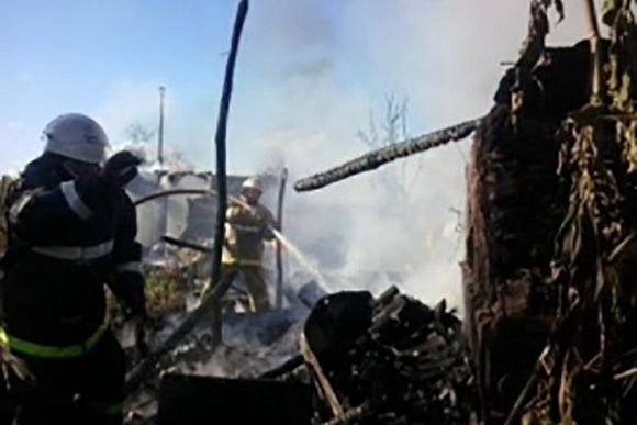 В Городищенском районе пожар тушили 22 спасателя