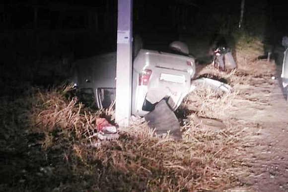 В Каменском районе иномарка перевернулась на крышу, водитель погиб