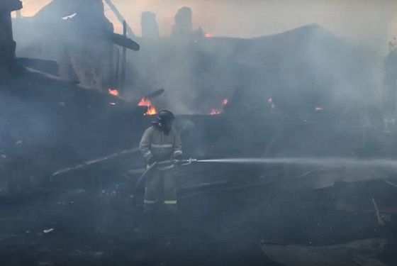 В МЧС назвали возможную причину пожара в Сосновоборске
