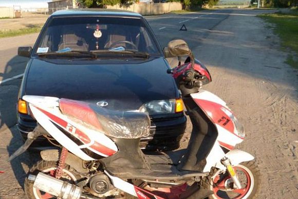 В Пензе за сутки произошло 5 ДТП с участием скутеров и мотоциклов, есть пострадавшие
