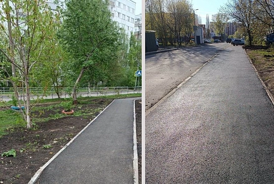 В Пензе начали ремонт тротуаров на Одесской и Бородина