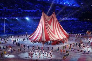 Пензенские циркачи выступили на церемонии закрытия Олимпийских Игр