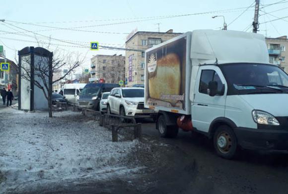 Фото vk.com/sova_penza В Пензе ДТП спровоцировало большую пробку у Центрального рынка
