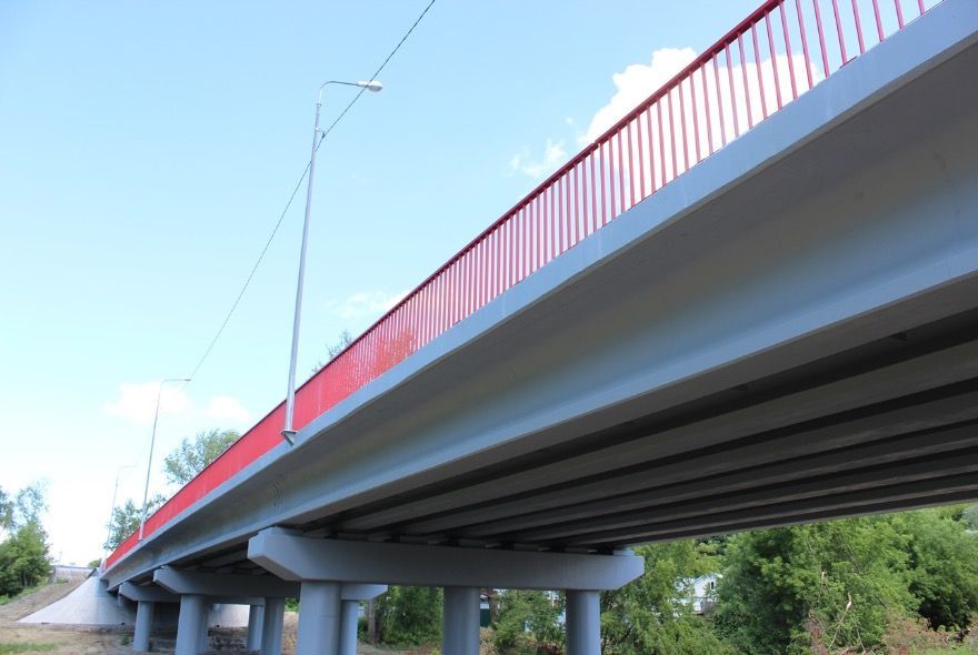 Запущено движение по реконструированному мосту в Нижнем Ломове