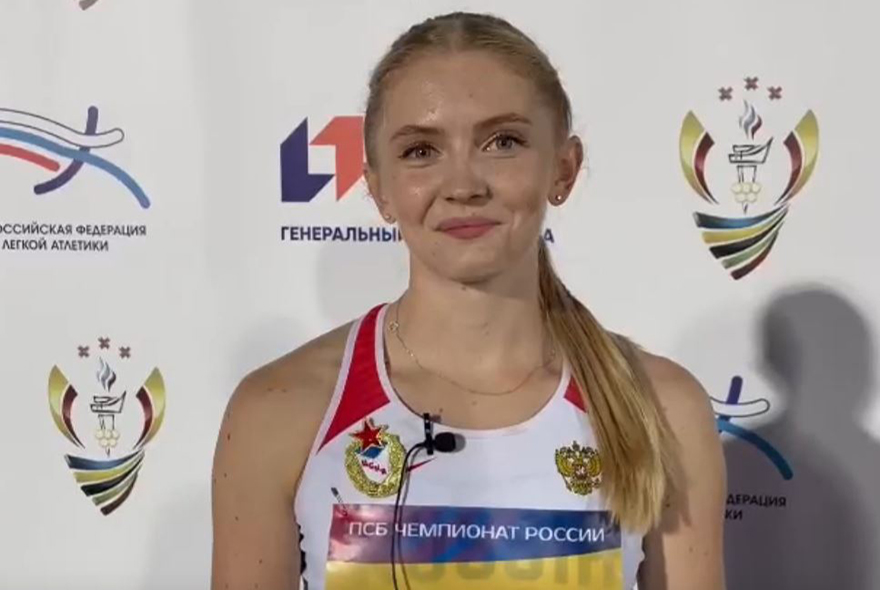 Студентка ПГУ Ирина Баулина стала чемпионкой России в беге на 400 метров с барьерами