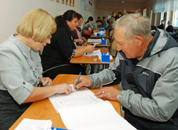 В Наровчатском районе проголосовало около 80 процентов избирателей