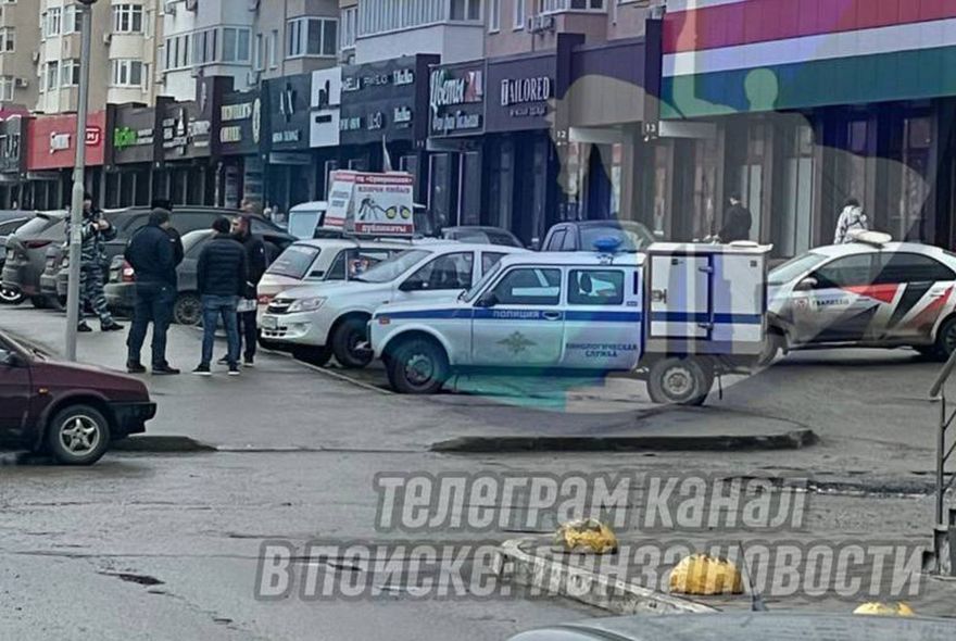 В Пензе улицу Плеханова перекрыли из-за коробки конфет