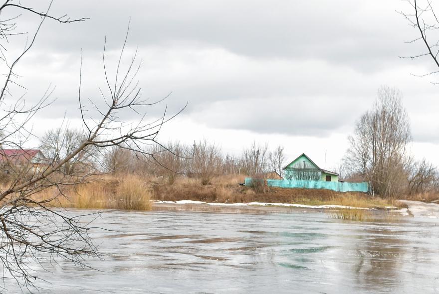 В реке Пензе уровень воды за сутки поднялся на метр